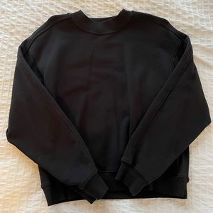 Lululemon Chill On Pullover size 8 black